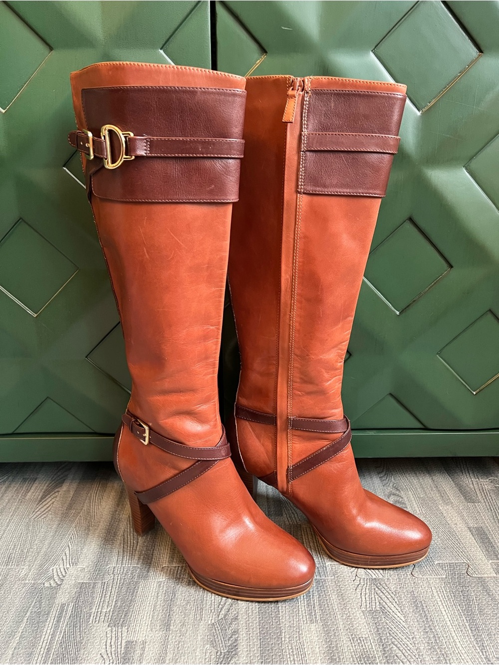 Cole Haan x Nike Air Poppy knee High Leather Boots